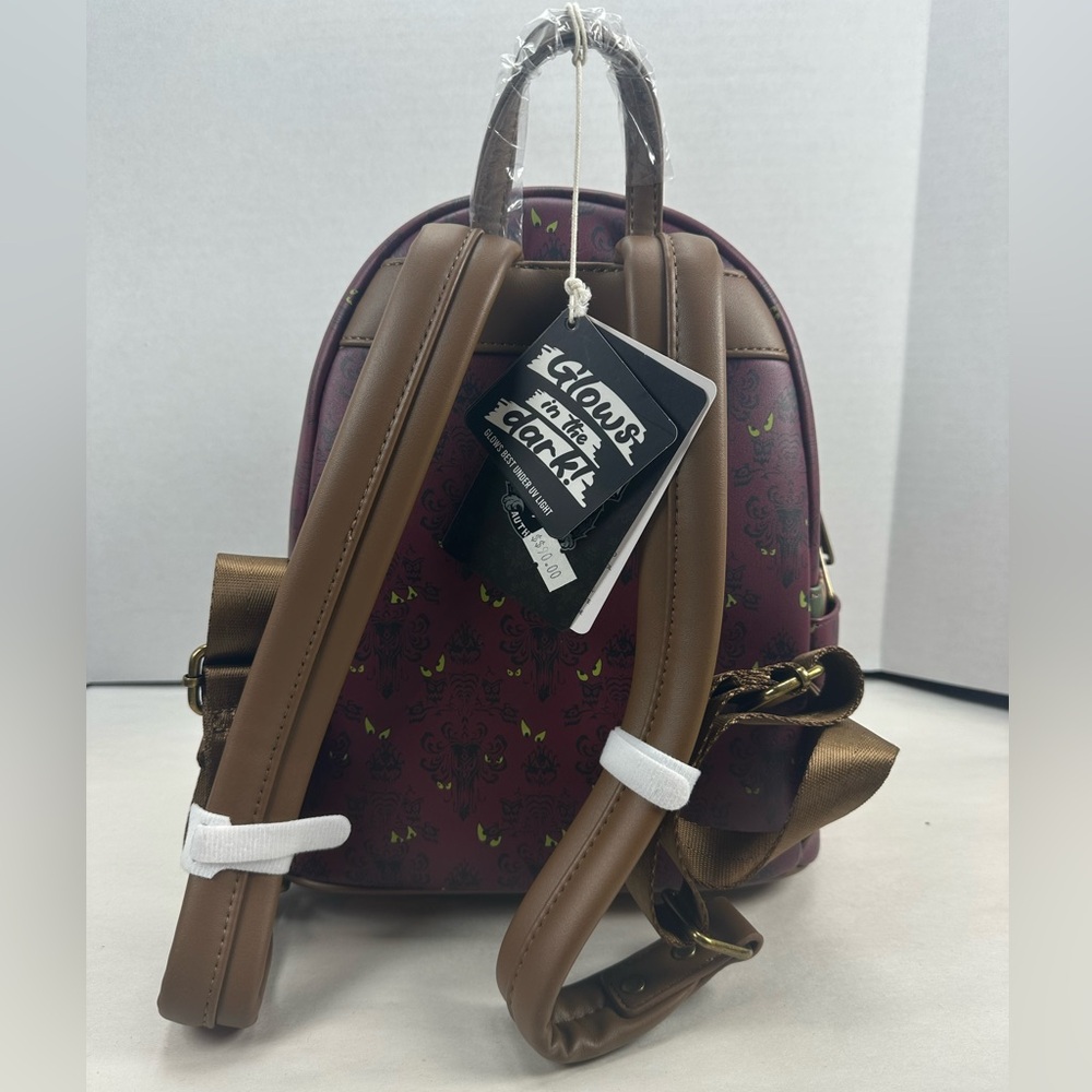 Loungefly Disney The Haunted Mansion Stretching Room Portraits Mini Backpack - Picture 9 of 10